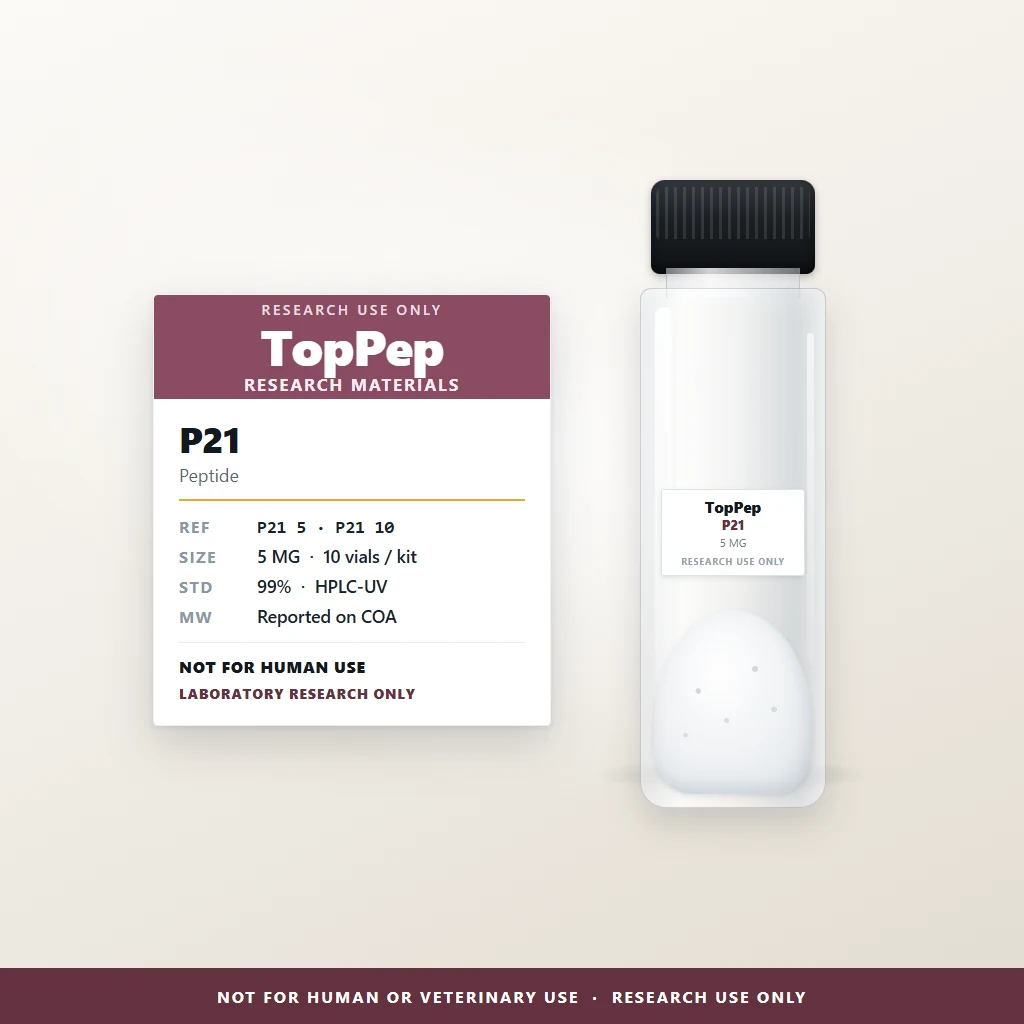 P21 5 — Peptide reference material